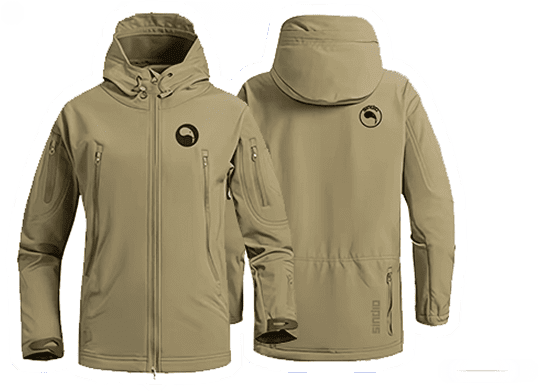Sindio Shark Skin Soft Shell Jacket 3D Cutting Tactical Windproof Breathable Water-Repellent