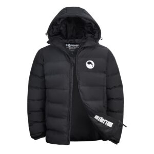 Sindio Men’s Winter Puffer Jacket – Short Outdoor Sports Coat